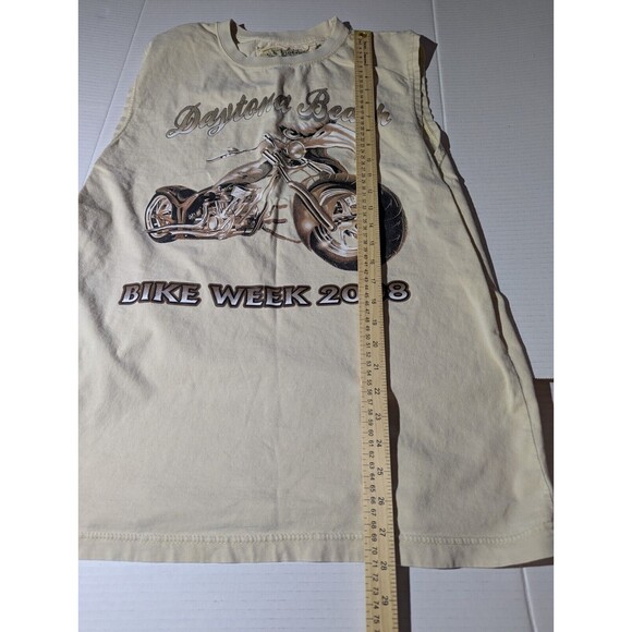 DAYTONA BEACH 2008 BIKE WEEK SLEEVELESS size large biker, summer - Picture 3 of 5